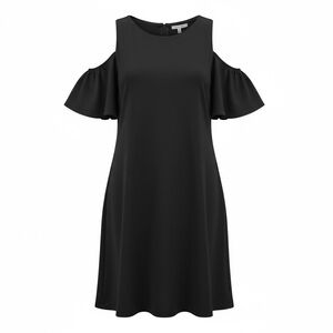 NWT She & Sky Flutter Sort Sleeve Swing Dress L